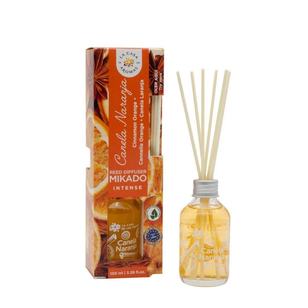 Parfum camera cu betisoare intense scortisoara portocale 100ml