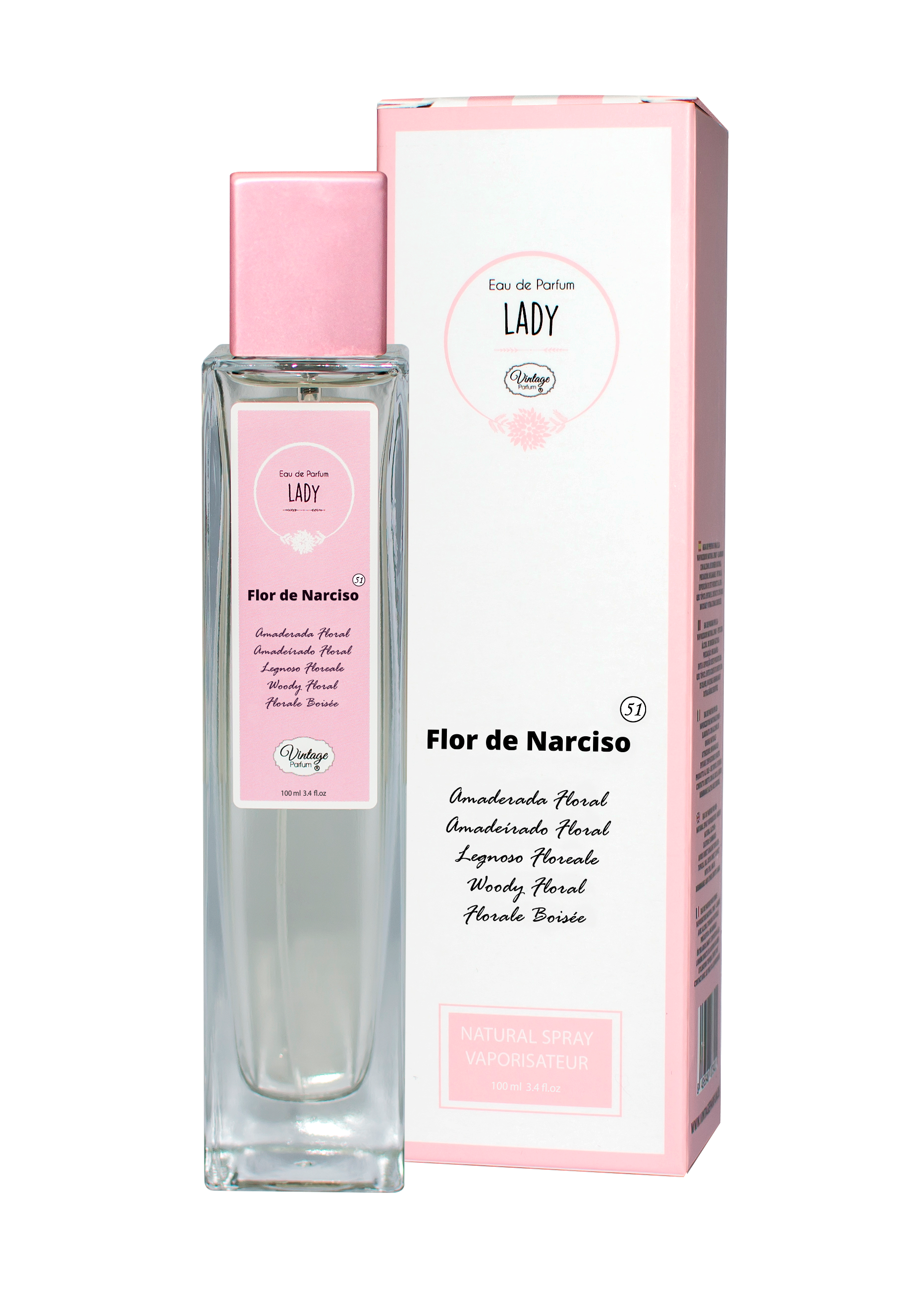 Apa de parfum nr 51 FLOR DE NARCISO  100ml inspirat de parfumul Narciso Rodriguez