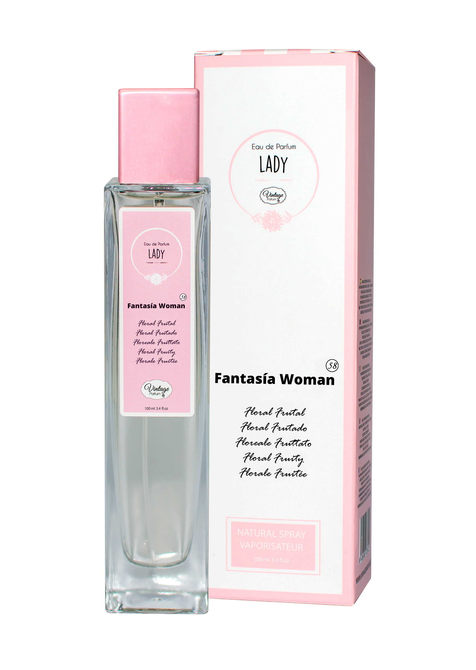 Apa de parfum nr 58 FANTASÍA WOMAN 100ml inspirat de parfumul  BRITNEY S. FANTAZY