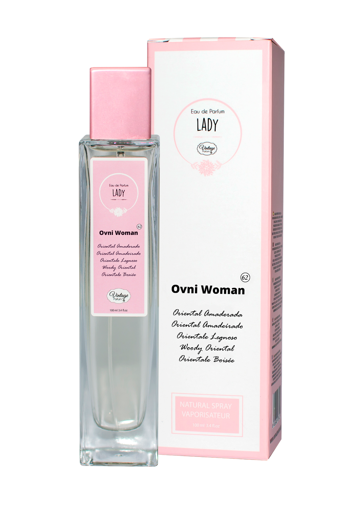Apa de parfum nr 62 Ovni Woman 100ml inspirat de parfumul  Alien