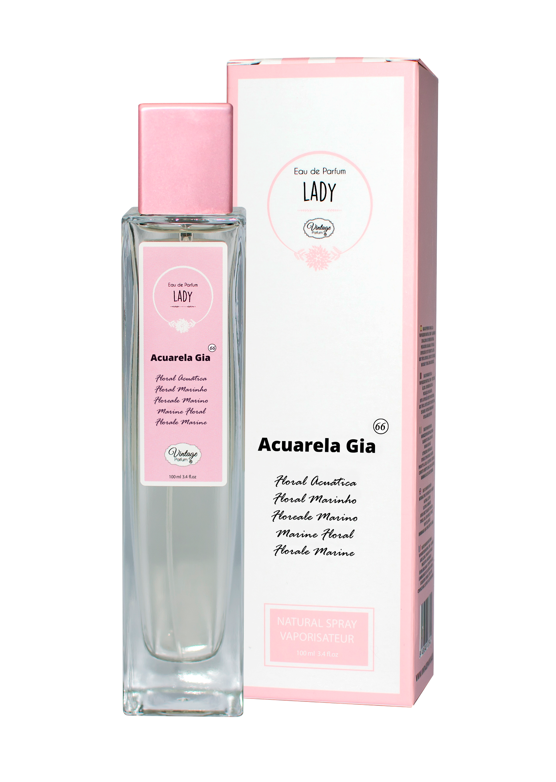 Apa de parfum nr 66 ACUARELA GIA  100ml inspirat de parfumul AQUA DI GIO