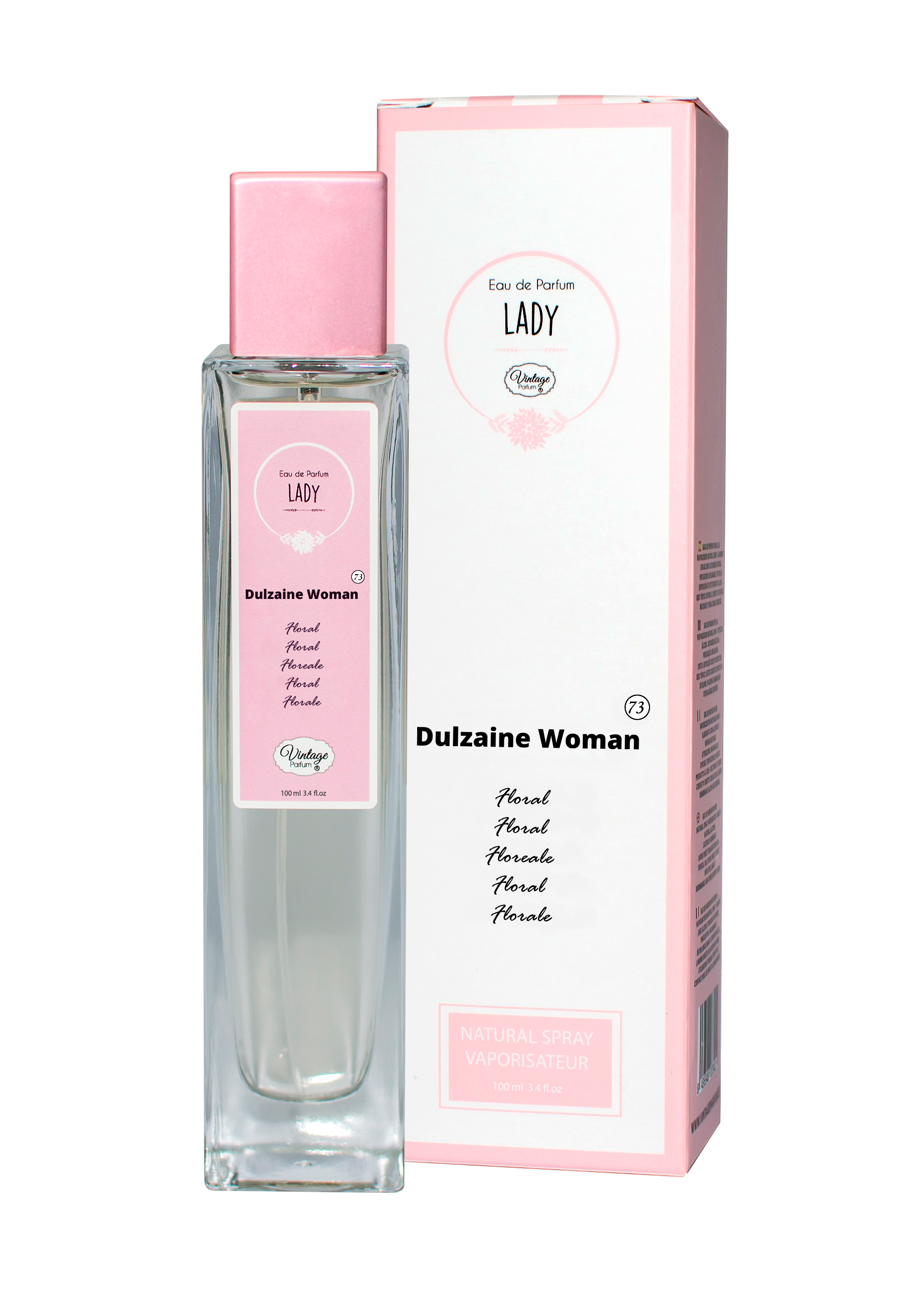 Apa de parfum nr 73 DULZAINE WOMAN 100ml inspirat de parfumul Dolce DG